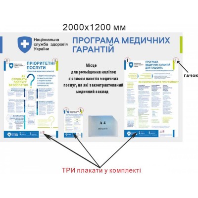 Информационный стенд для входной зоны "новая медицинская реформа"