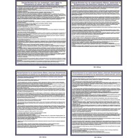 Комплект стендов Меры предосторожности при использовании оружия