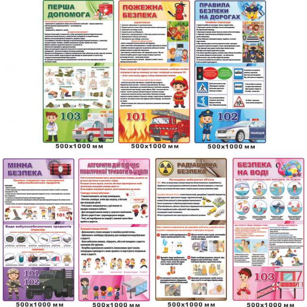 Стенды пластиковые в класс безопасности