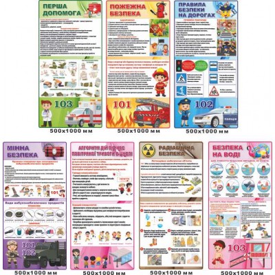 Стенды пластиковые в класс безопасности