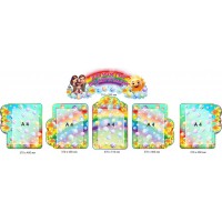 Набор стендов для информирования родителей в детском саду (5 стендов и заголовок)