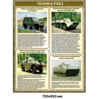 Стенд “Техника РХБЗ” 700×950 мм