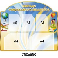 Советы социального педагога (желто-голубой фон)