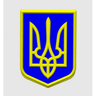 Купить объемный герб Украины 