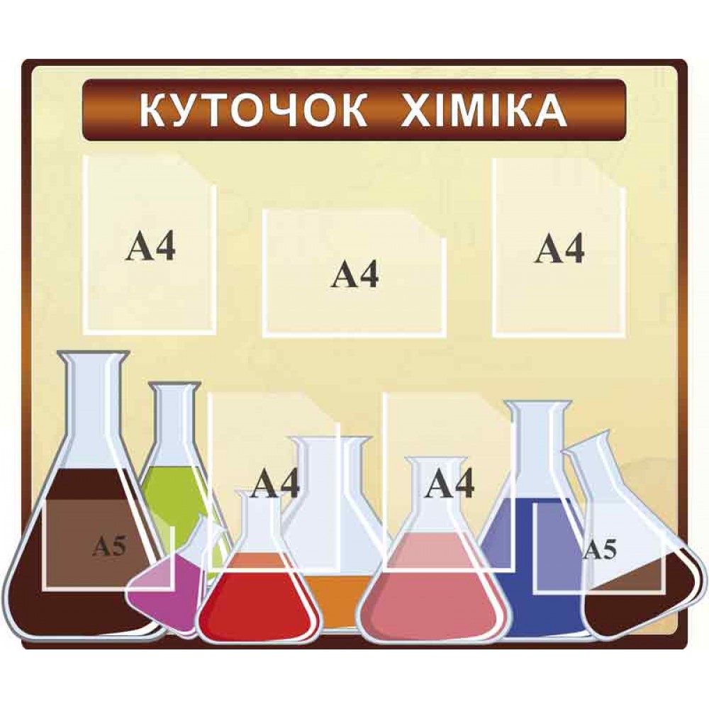 Стенд Уголок химика