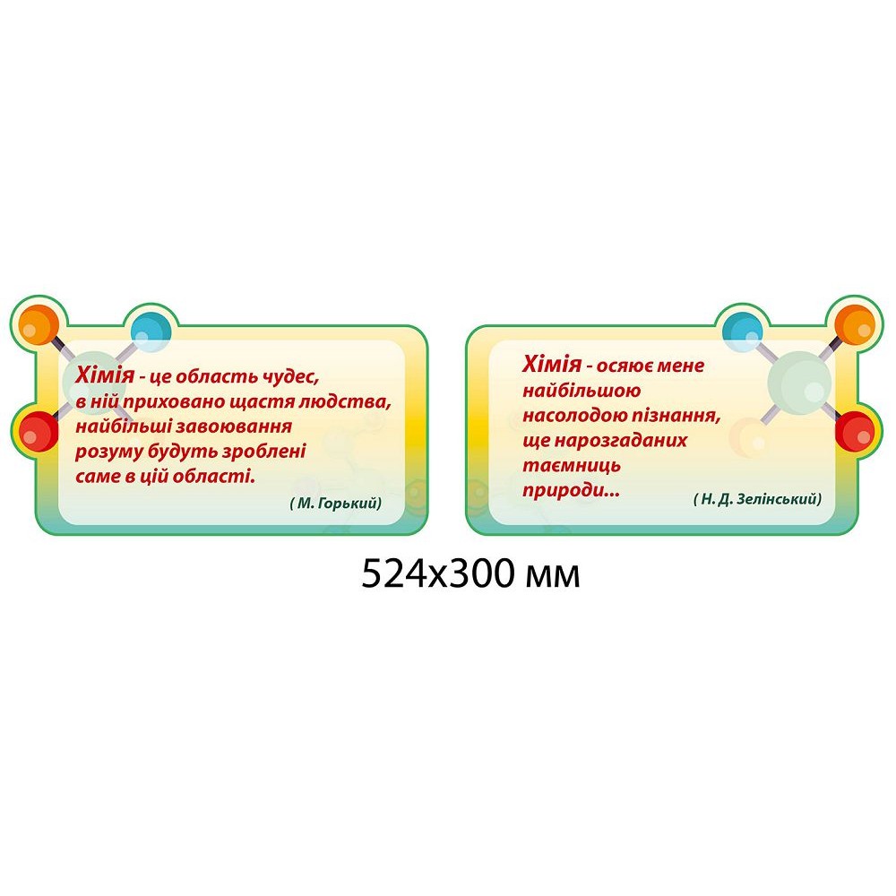 Стенд Хімія