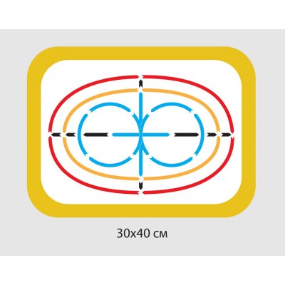 Стенд Гимнастика для глаз (бежевый фон)