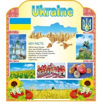 Стенд Карта и традиции Украины (английский язык)