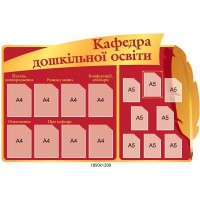 Стенд Кафедра дошкольного образования 1850х1200