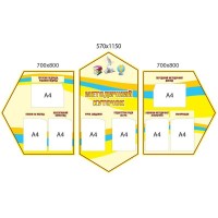 Стенд Інформаційний (жовтий комплект)