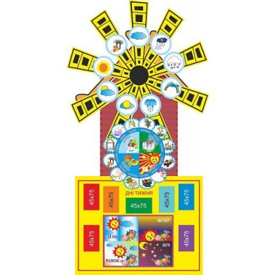 Календарь природы стенд оборудован стрелками 