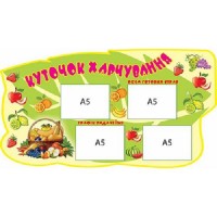 Меню Куточок харчування (зелений фон)