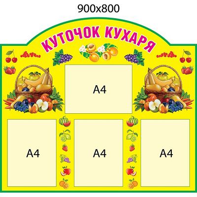 Меню Куточок повара