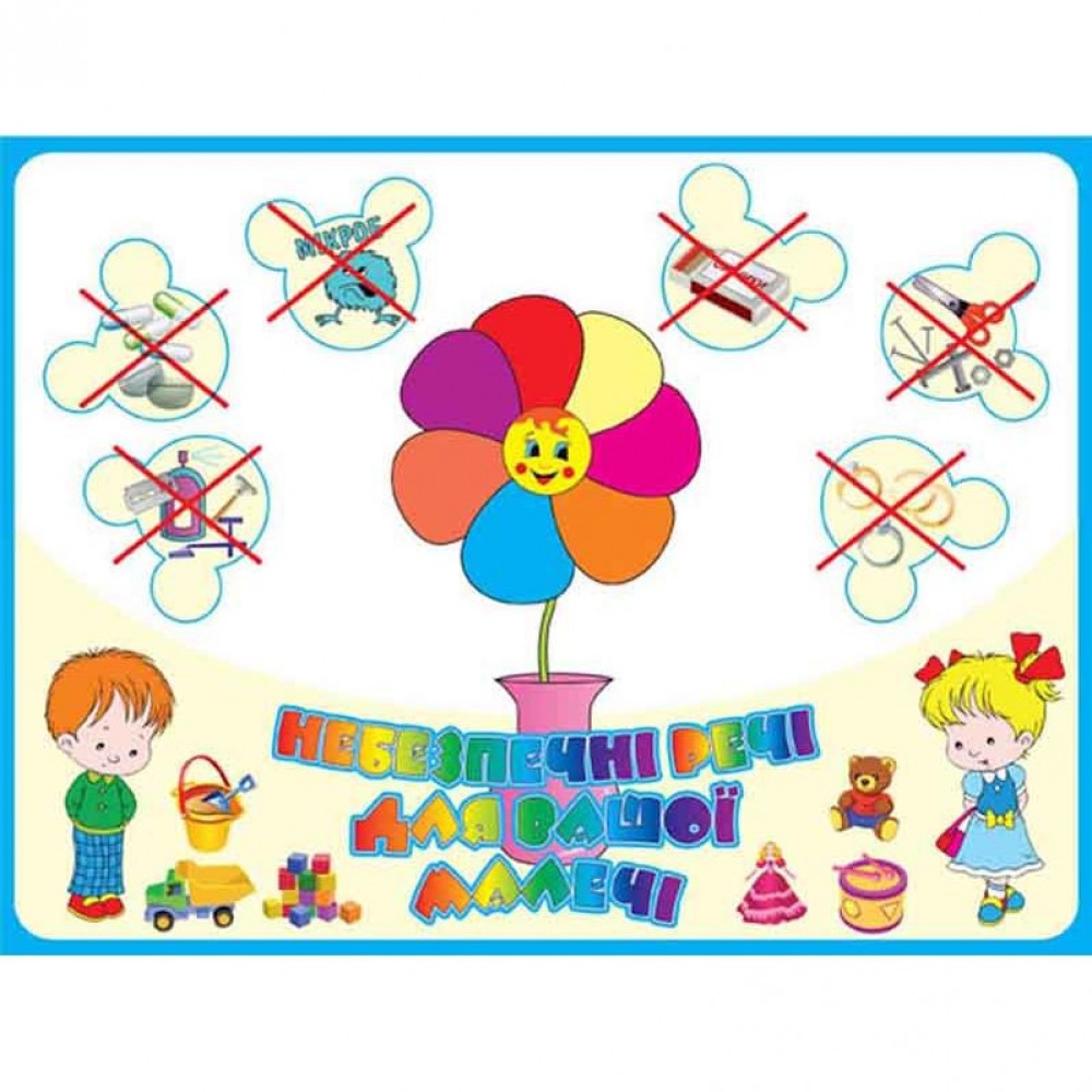 Стенд Опасные вещи для вашего малыша