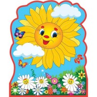 Подставка под лепку Желтое солнышко