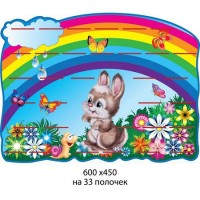 Подставка под лепку Зайка