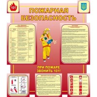 Стенд Правила пожарной безопасности на русском языке 