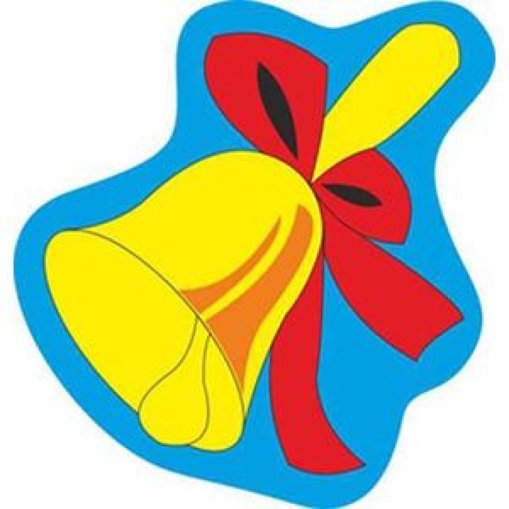 Крепление под магнит Колокольчик на синем фоне