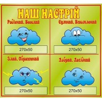 Стенд Куточок настрою з хмаринками