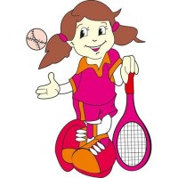 Стенд Фізкультура і спорт Дівчинка