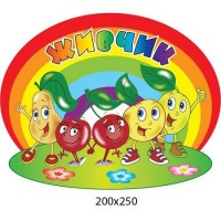 Стенд Фізкультура і спорт Фрукти