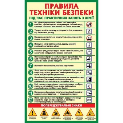 Стенд Охрана труда Правила техники безопасности