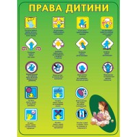 Стенд Права ребенка (зеленый)