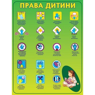 Стенд Права ребенка (зеленый)