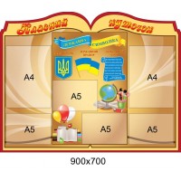 Стенд Класний куточок (темно-бежевий)