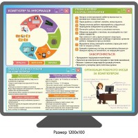 Стенд Компьютер и информация (цветной)