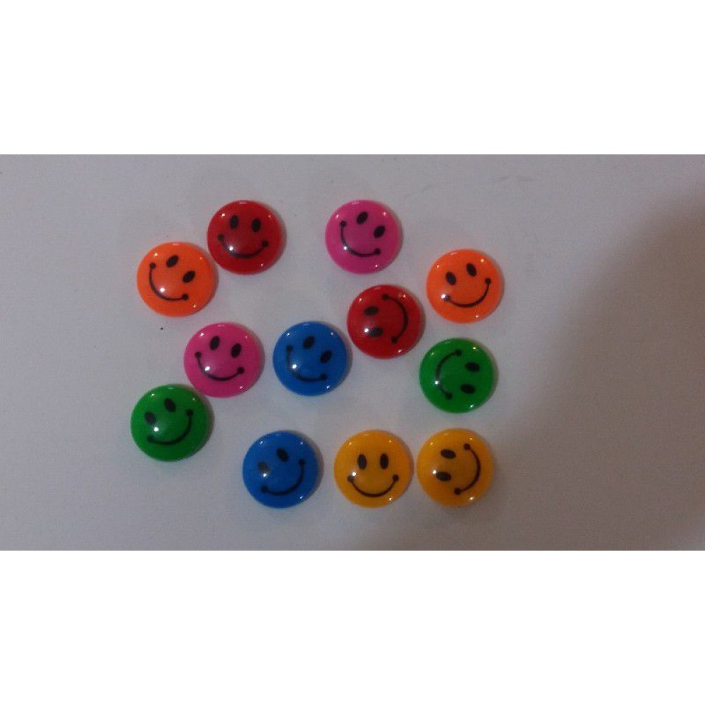 Магніти-смайлики (кольоровий набір)