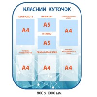 Стенд Классный уголок в кабинет физики