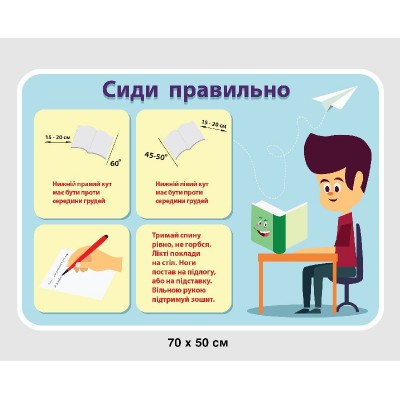 Набор стендов для початкової школи (светлые тона)