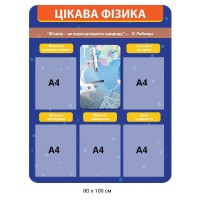 Стенд Интересная физика (синий)