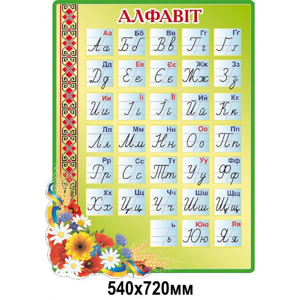 Стенд Алфавит