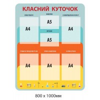 Стенд Классный уголок (для кабинета химии)