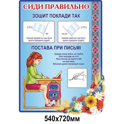 Комплект стендов для начальной школы (прямоугольный) 