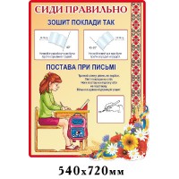 Стенд Сиди правильно (прямоугольный)