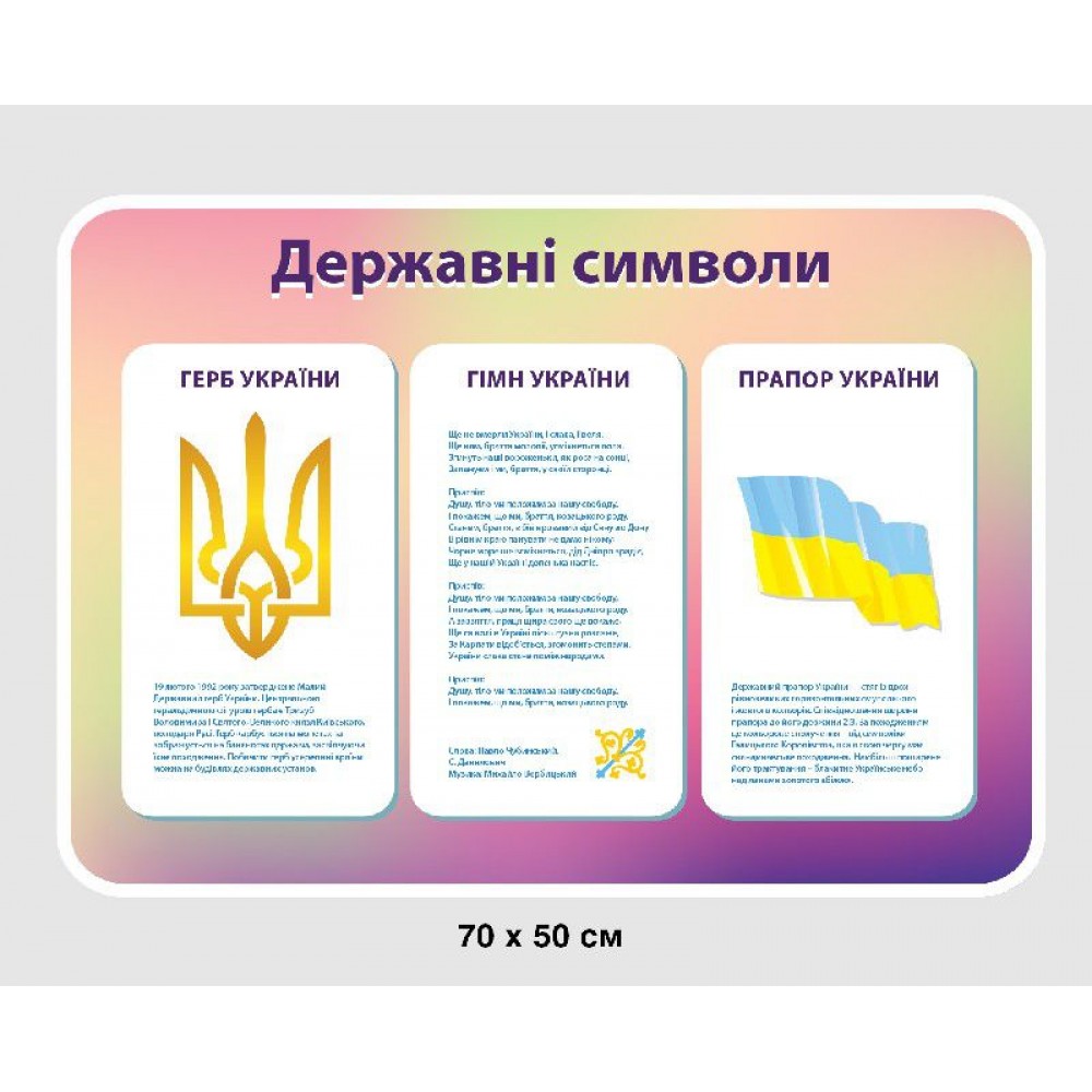 Стенд Символика Украины 