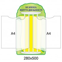 Стенд-книжка Безопасность жизнедеятельности (А4)