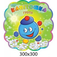 Фигурная табличка на дверь Капитошка