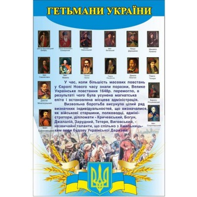 Стенд Кабинет истории Украины Герб