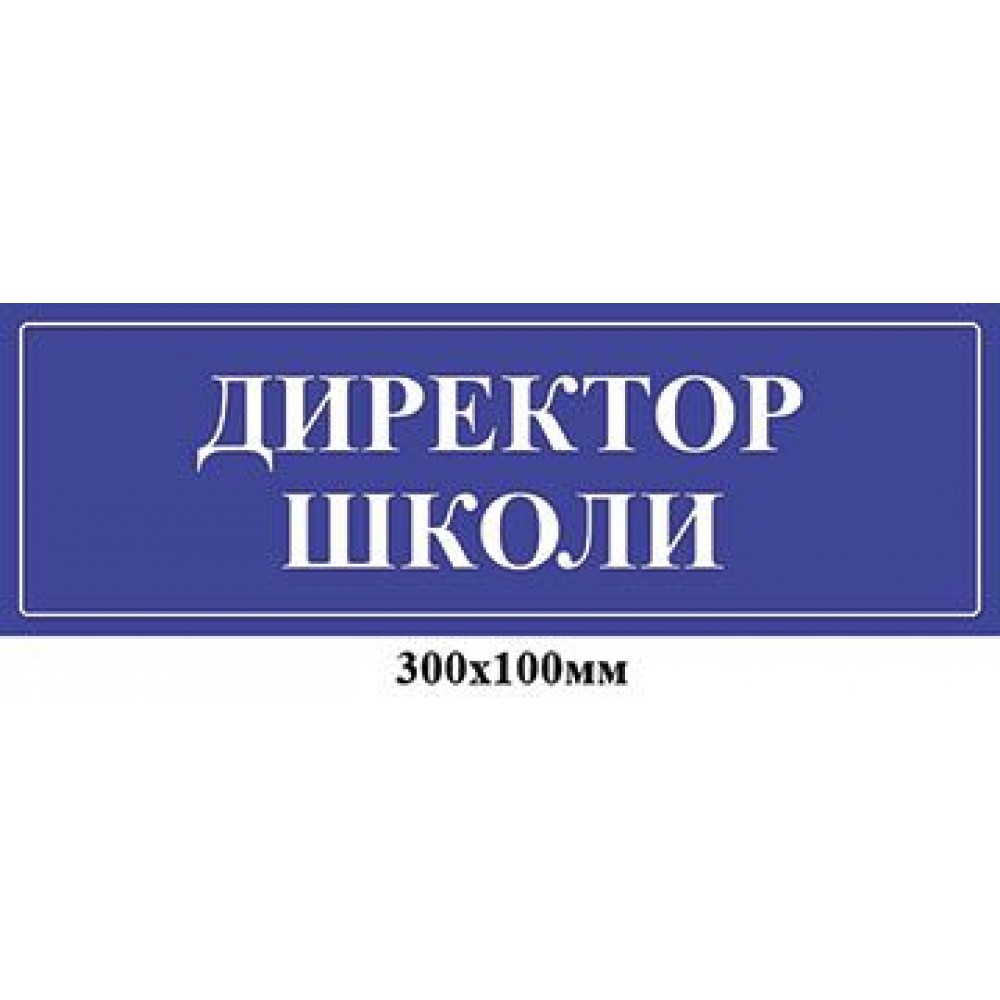 Табличка на двері Директор школи 