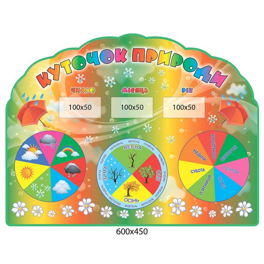 Стенд Уголок природы стенд оборудован стрелками 