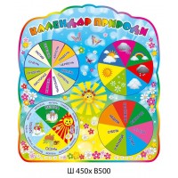 Календарь природы Солнышко стенд оборудован стрелками 