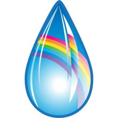 Прищепки для выставки рисунков Капелька с радугой