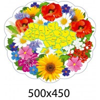 Стенд Карта Украины Букет