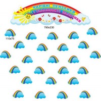 Набір для виставки дитячих робіт Райдуга і метелики 