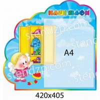 Стенд Наші шафи (блакитний)