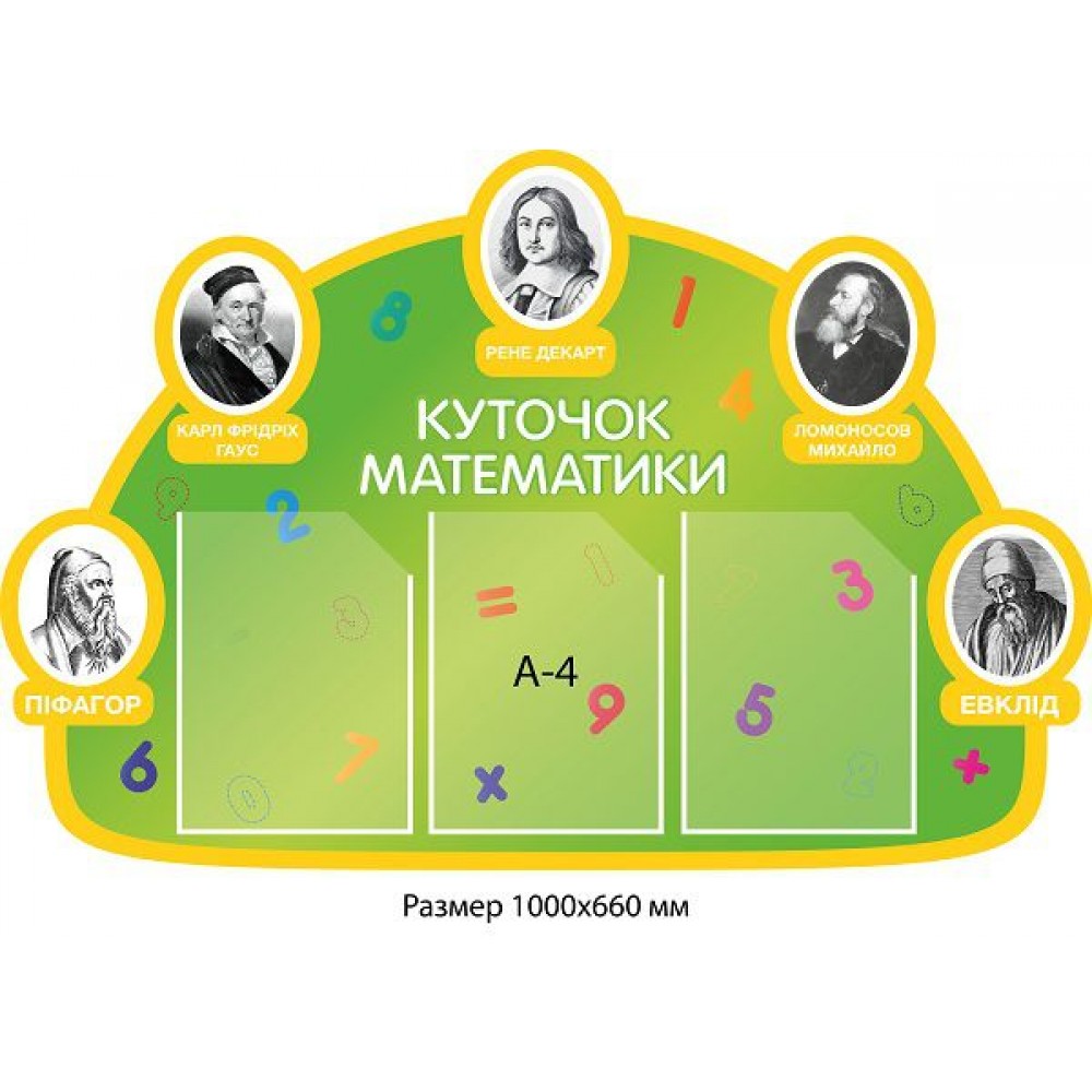 Стенд Уголок Математики 
